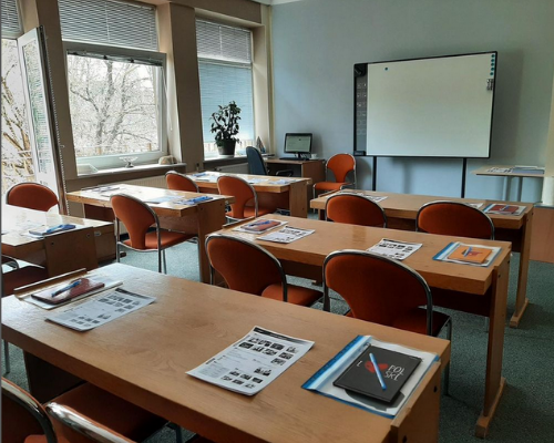 sala, w której odbywają się zajęcia z języka polskiego